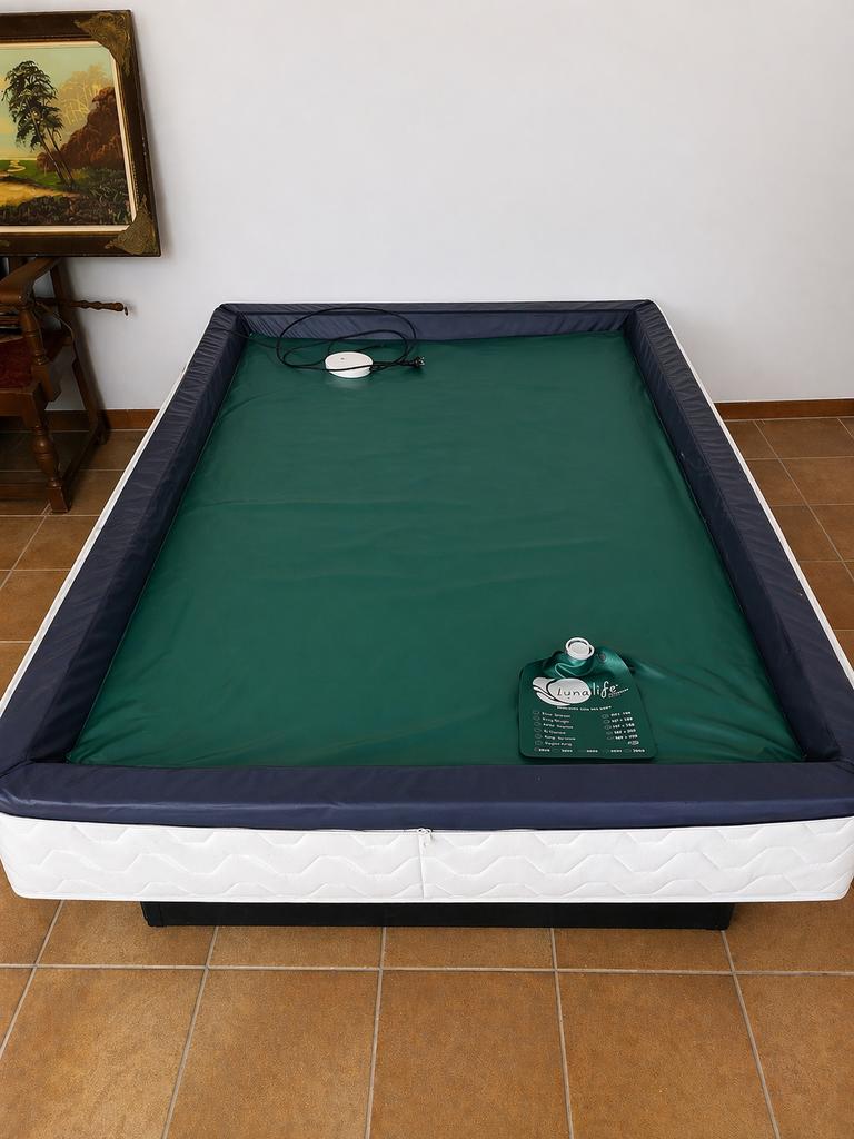 Waterbed, Huis en Inrichting, Slaapkamer | Waterbedden, Ophalen, Zo goed als nieuw, Twijfelaar, 140 cm