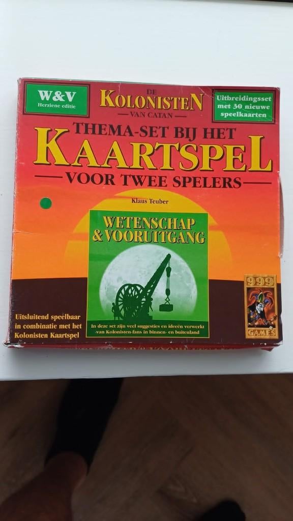 kaartspel nieuw Catan Wetenschap en Vooruitgang met doos 999, Een of twee spelers, Ophalen of Verzenden, Nieuw, 999 games
