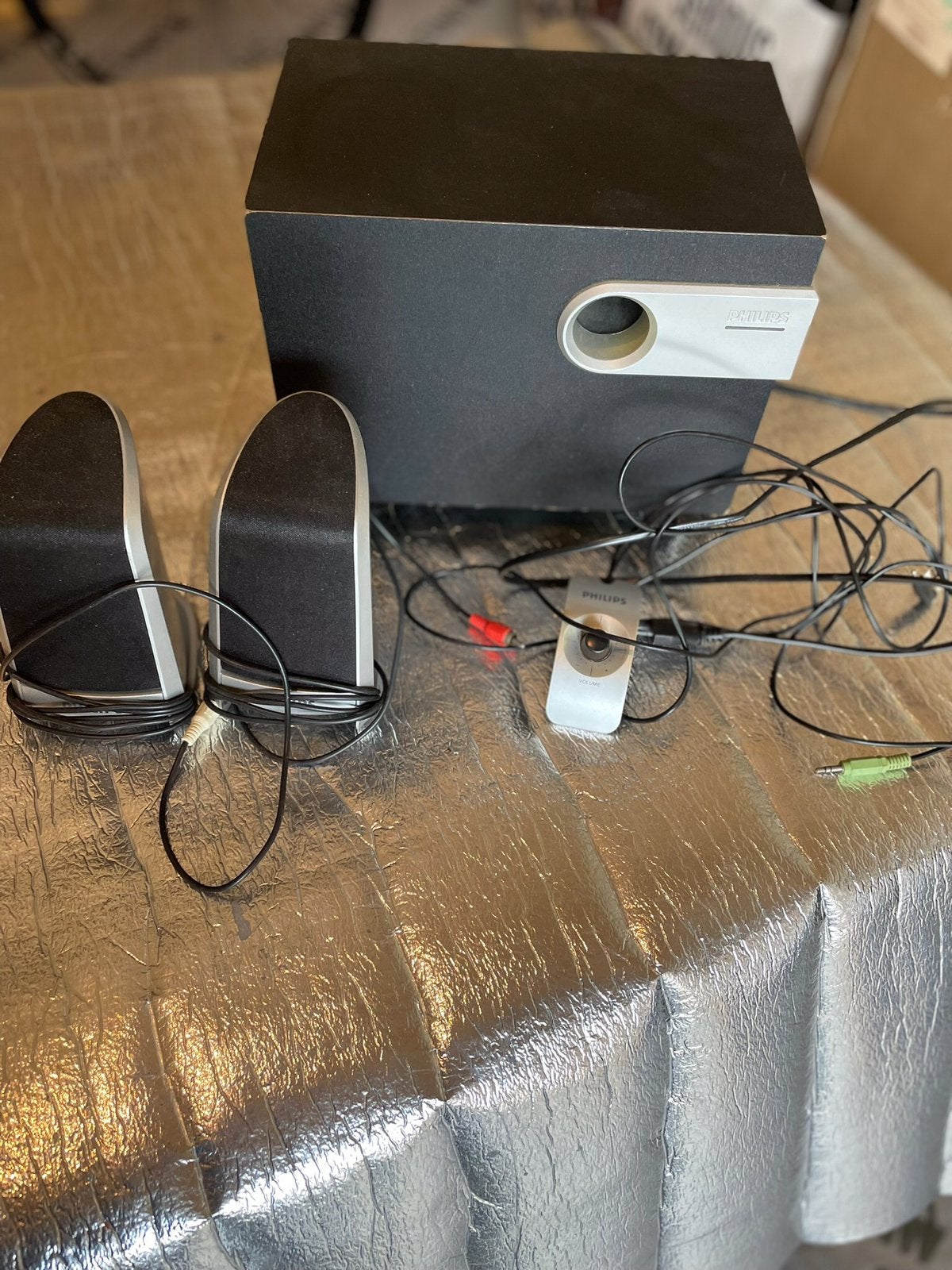 Philips speakers en subwoofer, Ophalen, Gebruikt