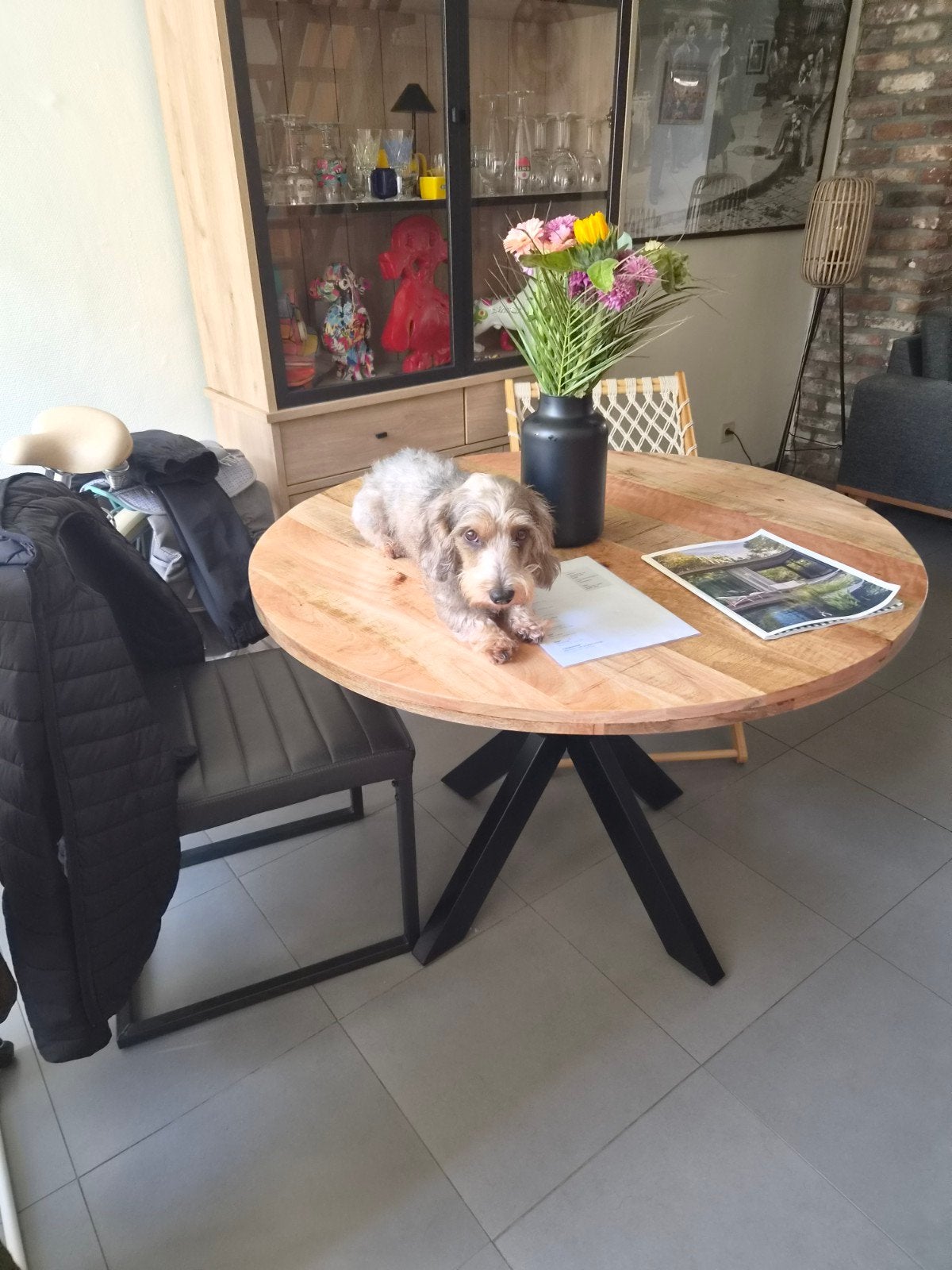 landelijke tafel, Tuin en Terras, Ophalen of Verzenden