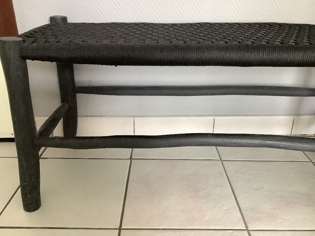 Marokkaans bankje, Enlèvement, Noir, Bois