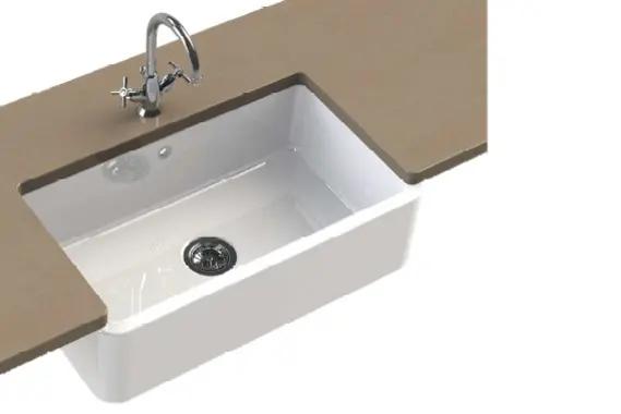 Évier Blanco Villae 525163 Céramique blanc 80x46 Neuf, Enlèvement, Neuf
