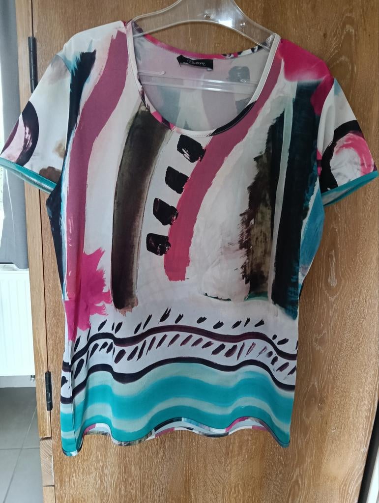 T chirt met frisse kleuren, Vêtements | Femmes, Taille 42/44 (L), Manches courtes, Enlèvement ou Envoi, Autres couleurs