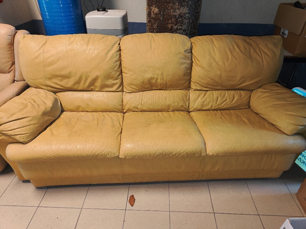 2 zetels, Maison & Meubles, Trois personnes, 100 à 125 cm, 200 à 250 cm, Banc droit