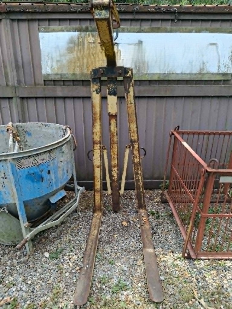 Boscaro pallethaak, Doe-het-zelf en Bouw, Palletwagens en Pompwagens, Ophalen, Gebruikt