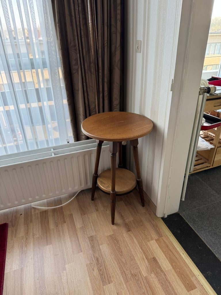rond bijzettafeltje, Ophalen, Minder dan 55 cm, Gebruikt, Rond