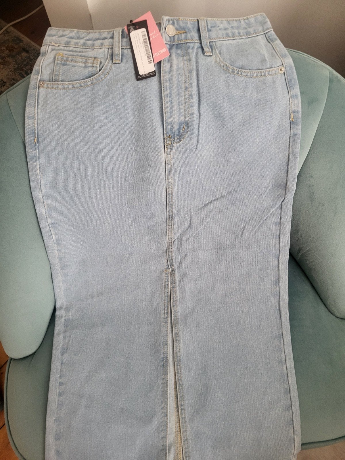 jupe en jeans, Vêtements | Femmes, Jupes, Neuf, Taille 36 (S), PrettyLittelThing, Bleu