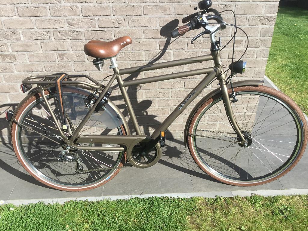 Heren fiets, Velgrem, Versnellingen, Zo goed als nieuw, 57 tot 61 cm