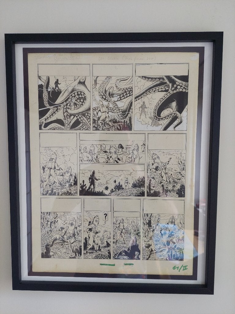 SERIGRAPHIE - BLAKE ET MORTIMER - SECRET ESPADON - JACOBS, Livres, Enlèvement