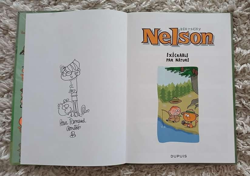 BD Nelson 15 Bertschy Dédicace EO Neuf, Livres, BD, Neuf, Une BD, Enlèvement ou Envoi