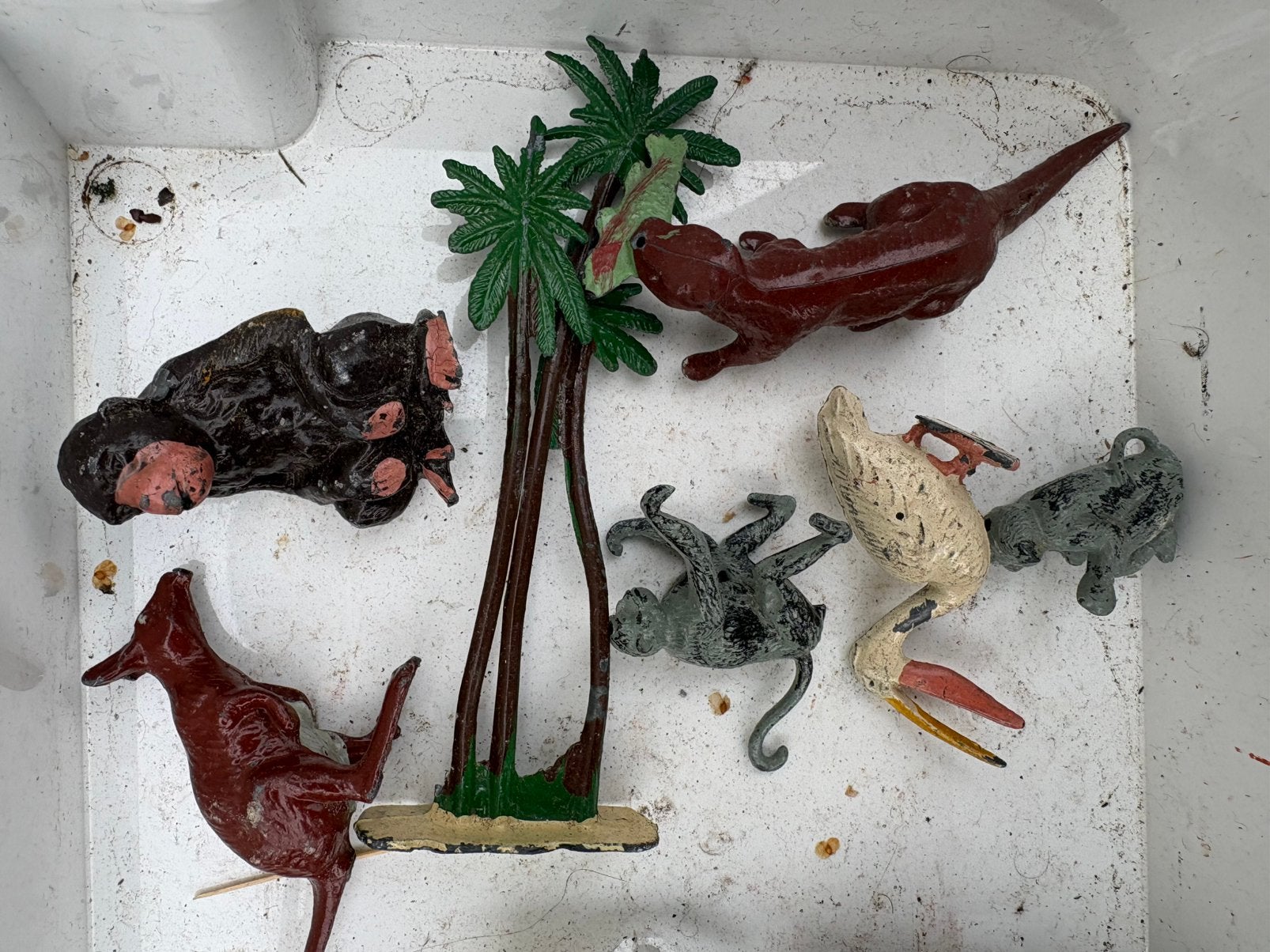 Dierfiguren van lood, Ophalen of Verzenden, Zo goed als nieuw