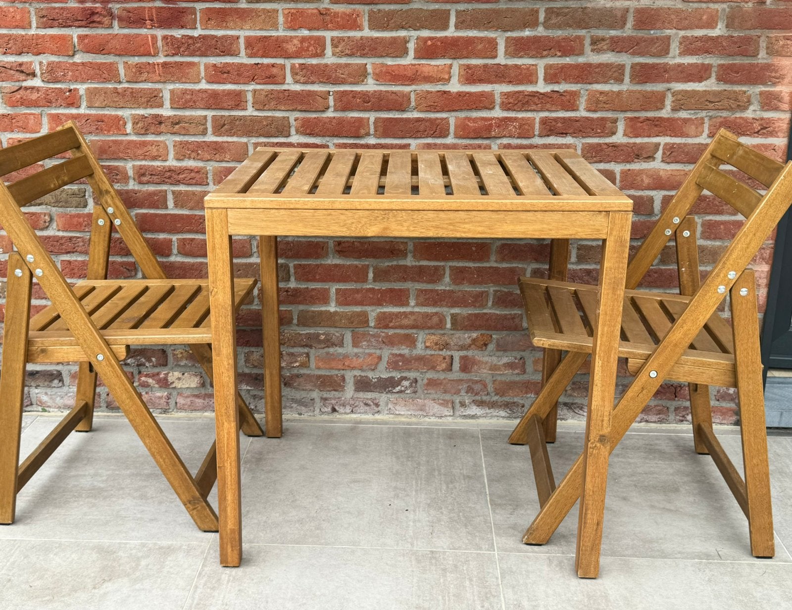 IKEA nämmarö set tafel + twee stoelen, Tuin en Terras, Tuinsets en Loungesets, Ophalen, Gebruikt