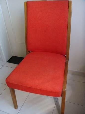 Chaises, Rouge, Enlèvement, Tissus, Cinq, Six Chaises ou plus