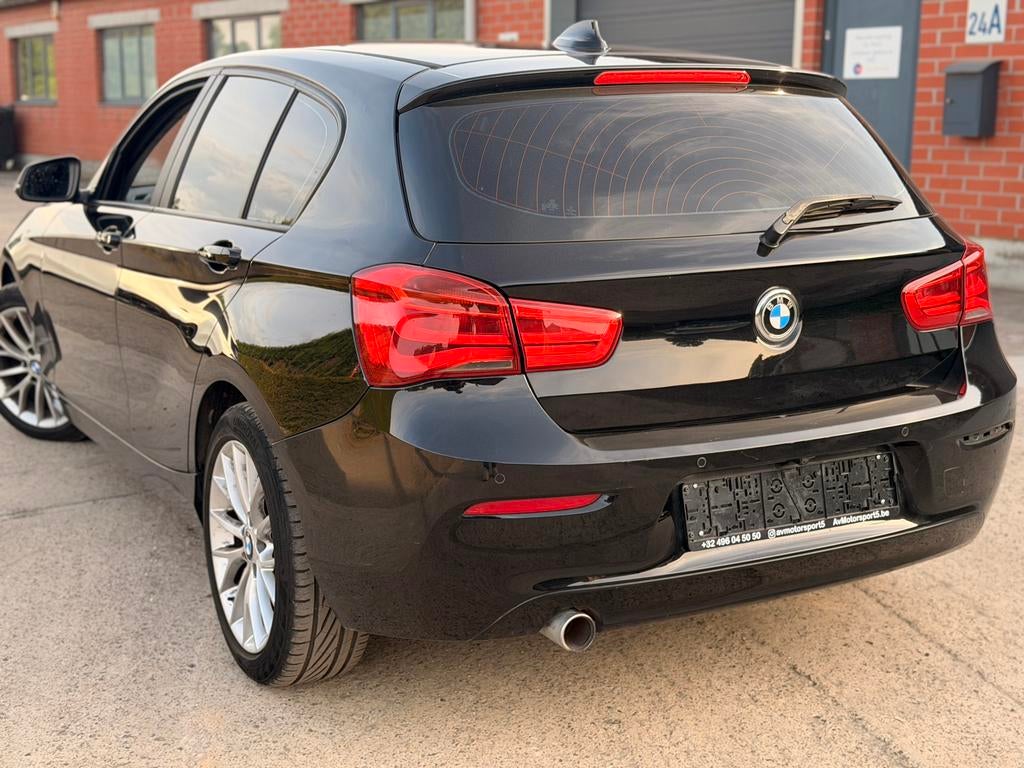 BMW 1 SERIE 116i✅ BENZINE 2019 AIRCO GARANTIE, Auto's, 110 g/km, Zwart, 5 deurs, 3 cilinders