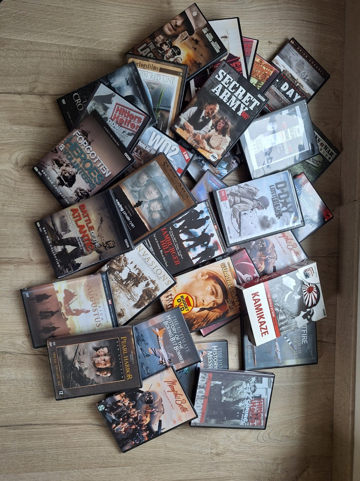 Lot dvd WO-II en oorlogsfilms, Ophalen of Verzenden