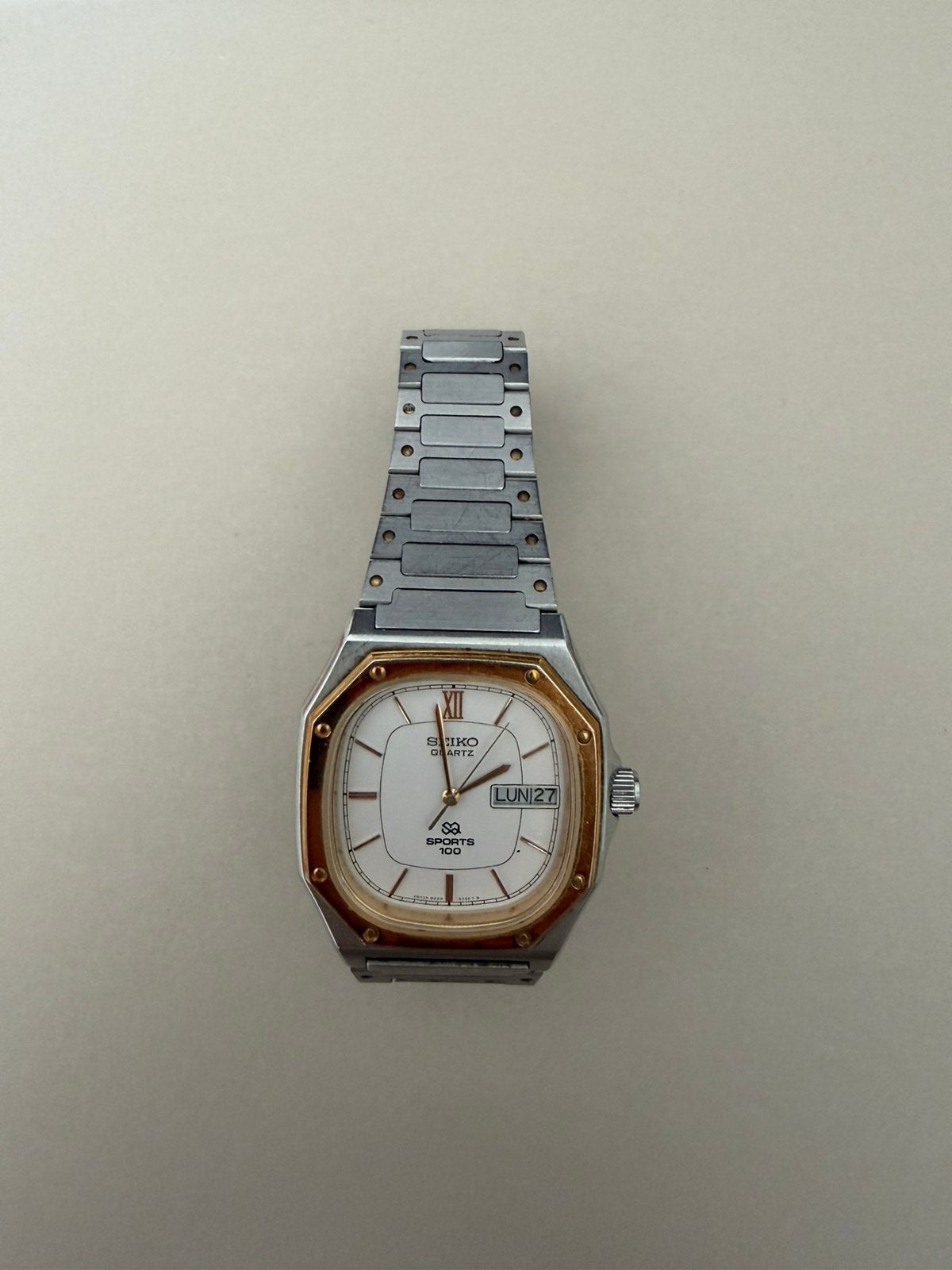 Ancienne montre Seiko Quartz Gold Tone Vintage Japan, Enlèvement ou Envoi, Comme neuf, Seiko