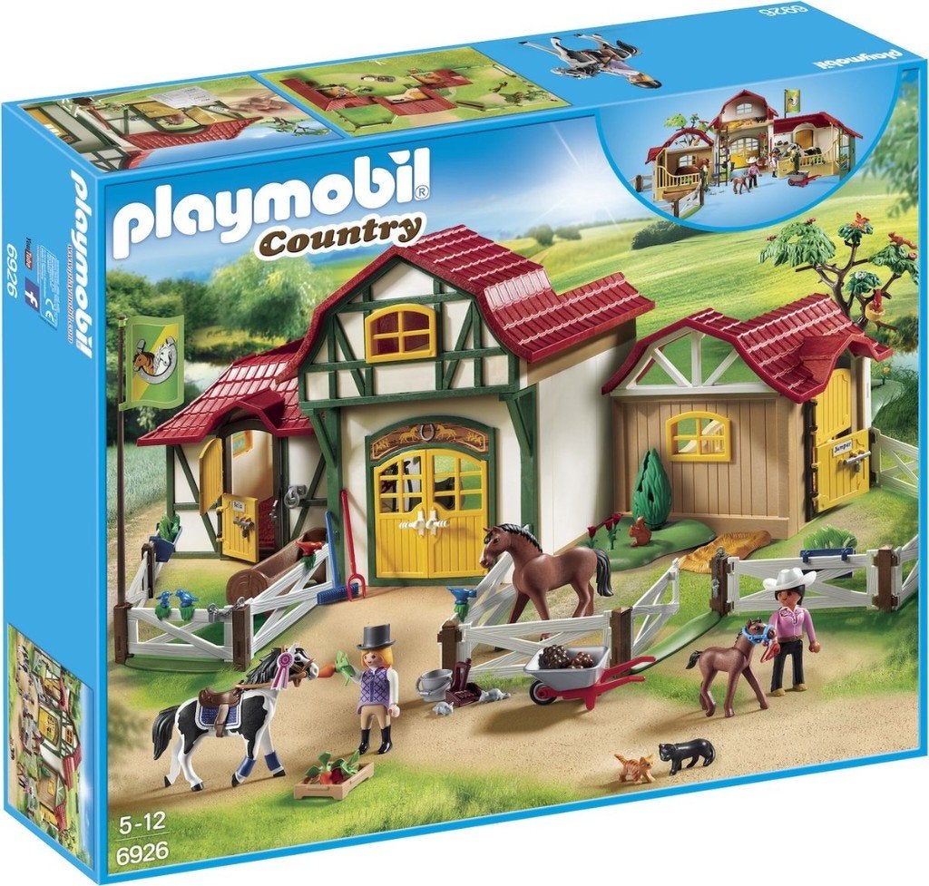 Playmobil set 6926 + 6929, Enlèvement ou Envoi, Bâtiment, Comme neuf, Kit complet