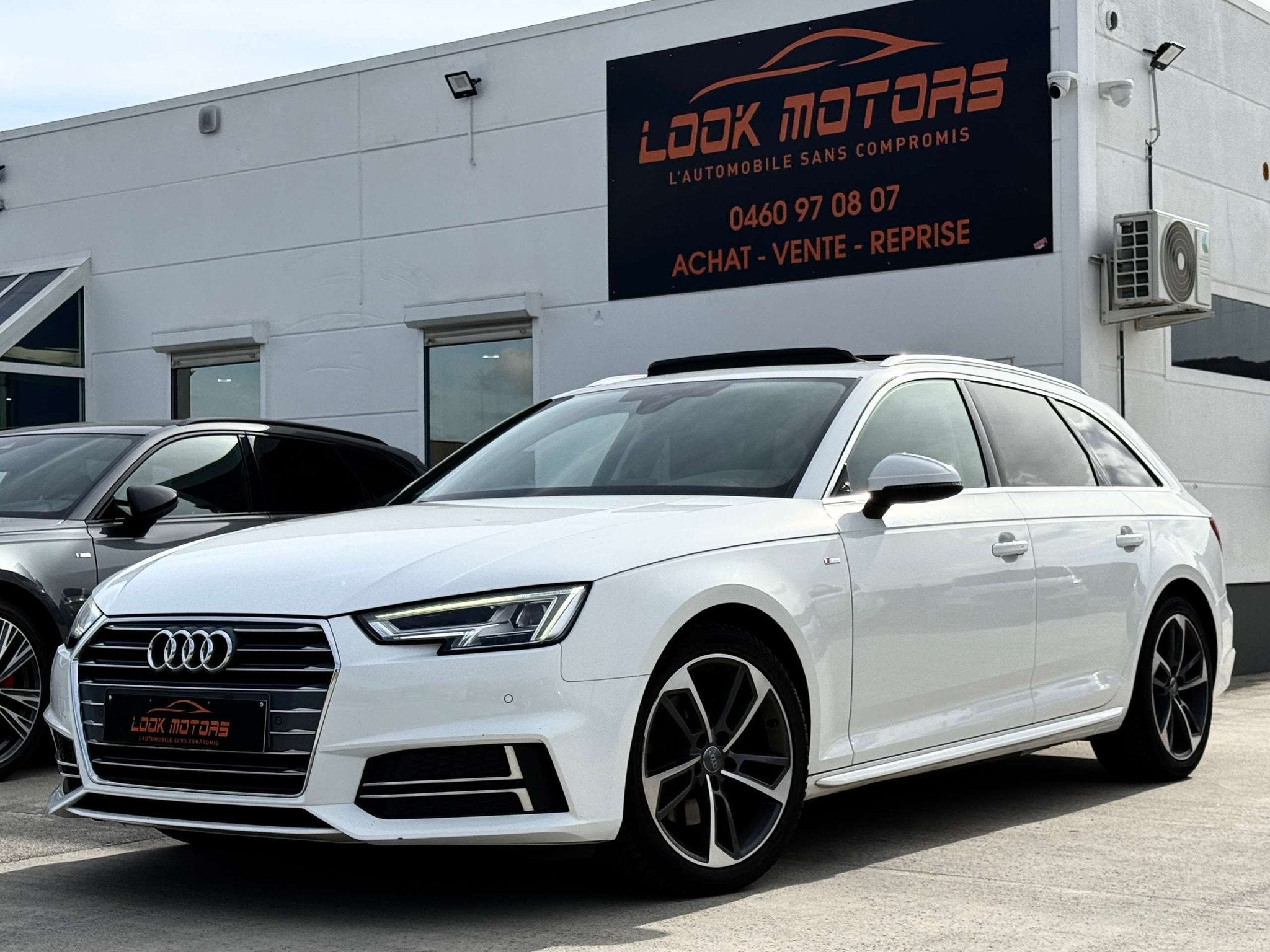 Audi A4 Avant S line 2.0 TDi S tronic 122cv CUIR TOIT PANORA, Autos, Euro 6, Entreprise, 1968 cm³, Noir