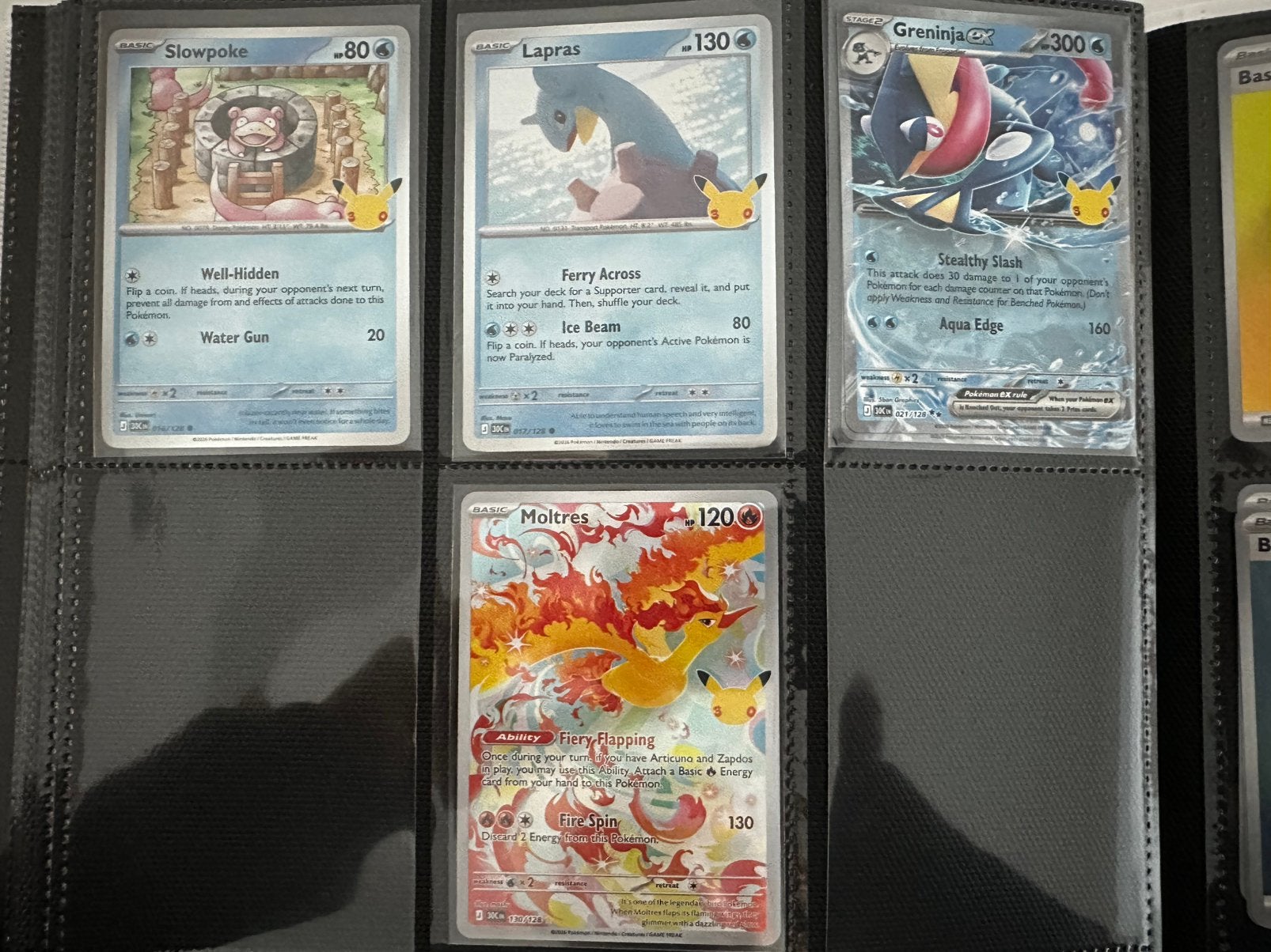 Pokémon 30th Celebration cards, Enlèvement ou Envoi, Comme neuf, Plusieurs cartes
