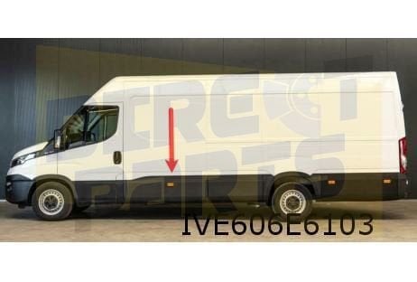 Iveco Daily (5/14-) stootlijst Links zijwand (L4 / bij breed, Autos : Pièces & Accessoires, Carrosserie & Tôlerie, Autres marques automobiles
