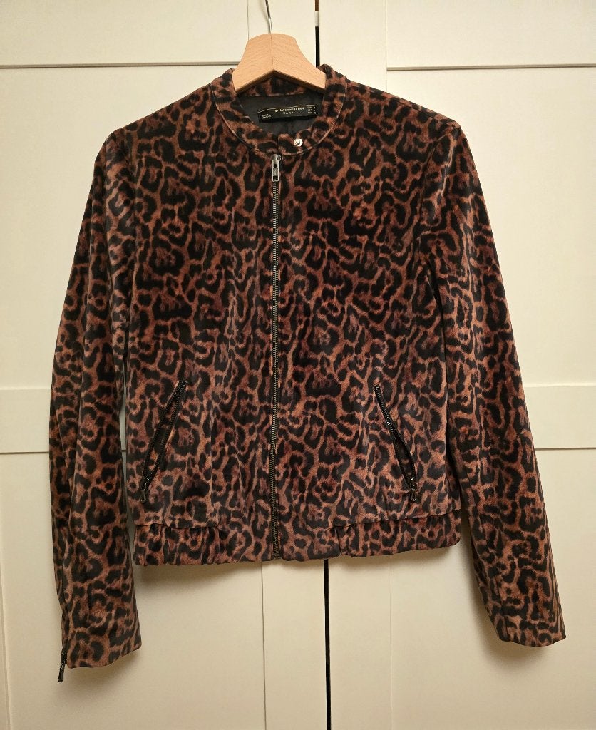Veste léopard chic et confortable, Kleding | Dames, Jassen | Zomer, Zara Woman, Ophalen, Zo goed als nieuw, Maat 36 (S)