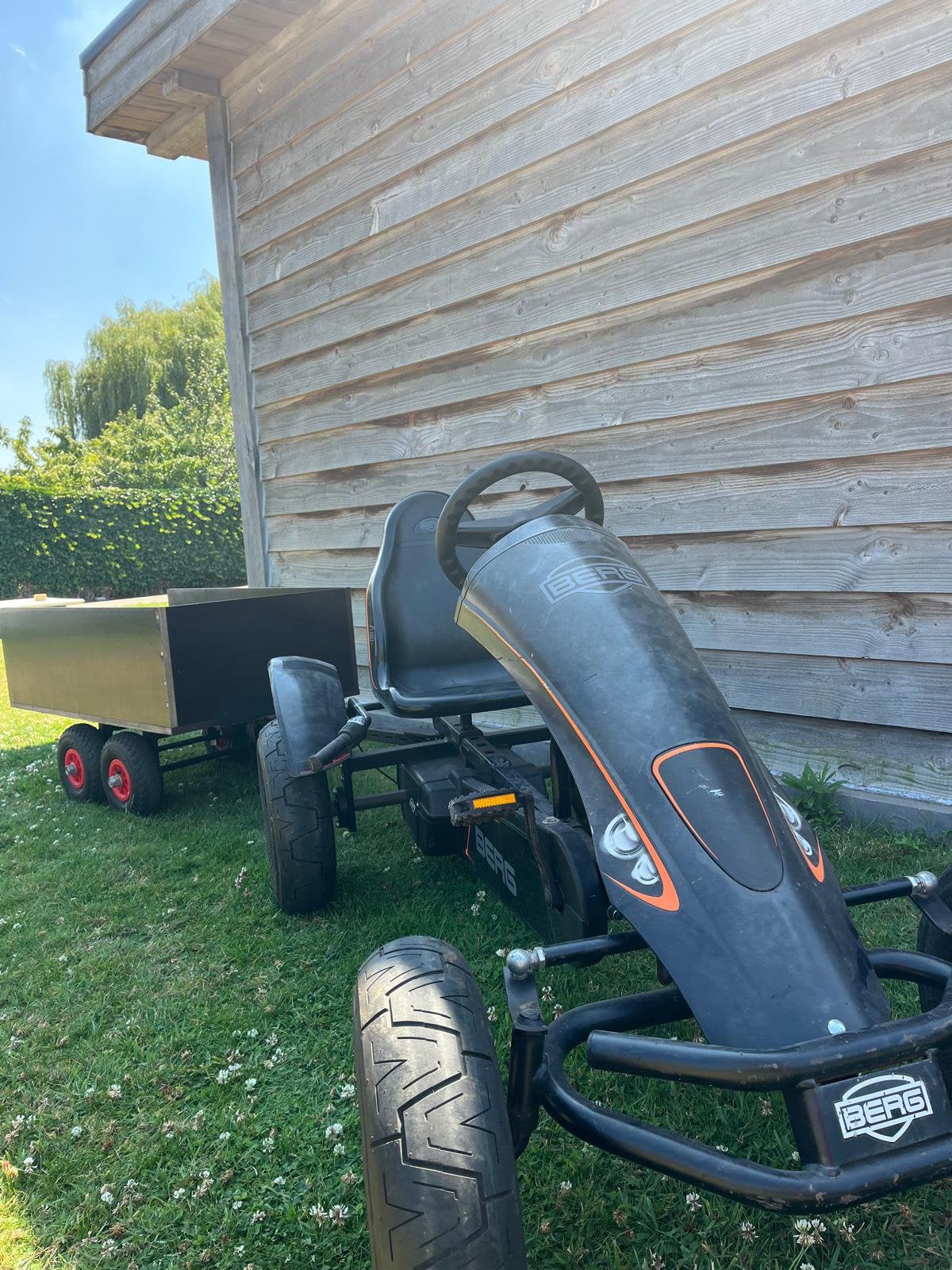 Berg go cart black editie, Kinderen en Baby's, Speelgoed | Buiten | Skelters, Ophalen, Zo goed als nieuw, Berg