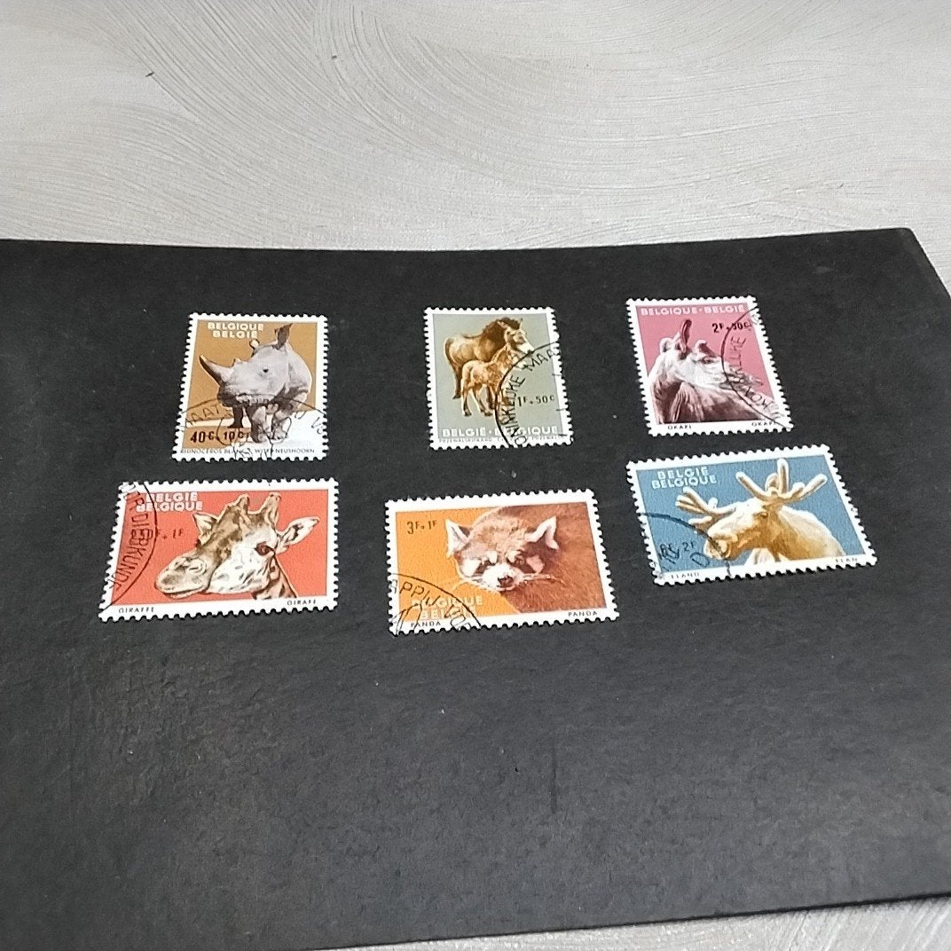 BELGIE  1182/1187 gestempeld met cote 7,50 €, Ophalen of Verzenden, Gestempeld