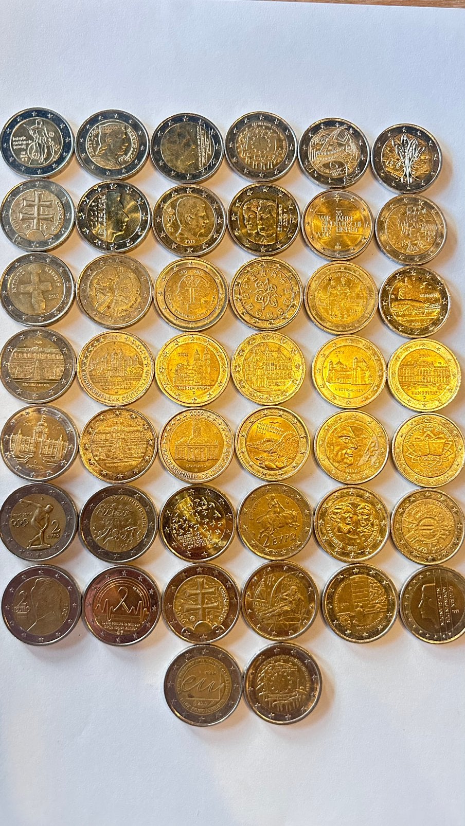 Verzameling 2 euro munten, Enlèvement, 2 euros