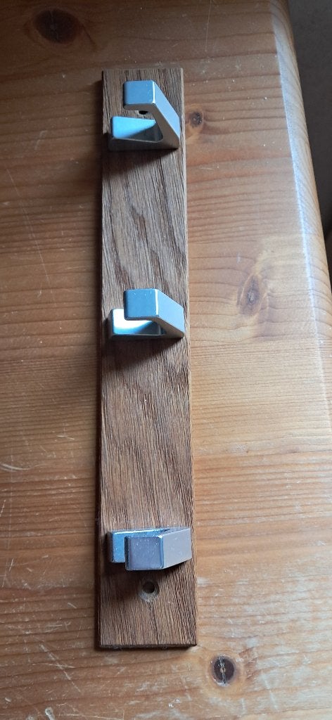 Kapstokje klein hang wandkapstok, Huis en Inrichting, Woonaccessoires | Kapstokken, Ophalen, Gebruikt, Hout, Wandkapstok