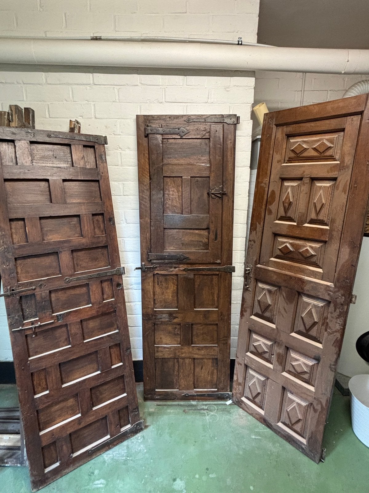 Oude deuren, Doe-het-zelf en Bouw, Deuren en Vliegenramen, Ophalen, Gebruikt, Hout