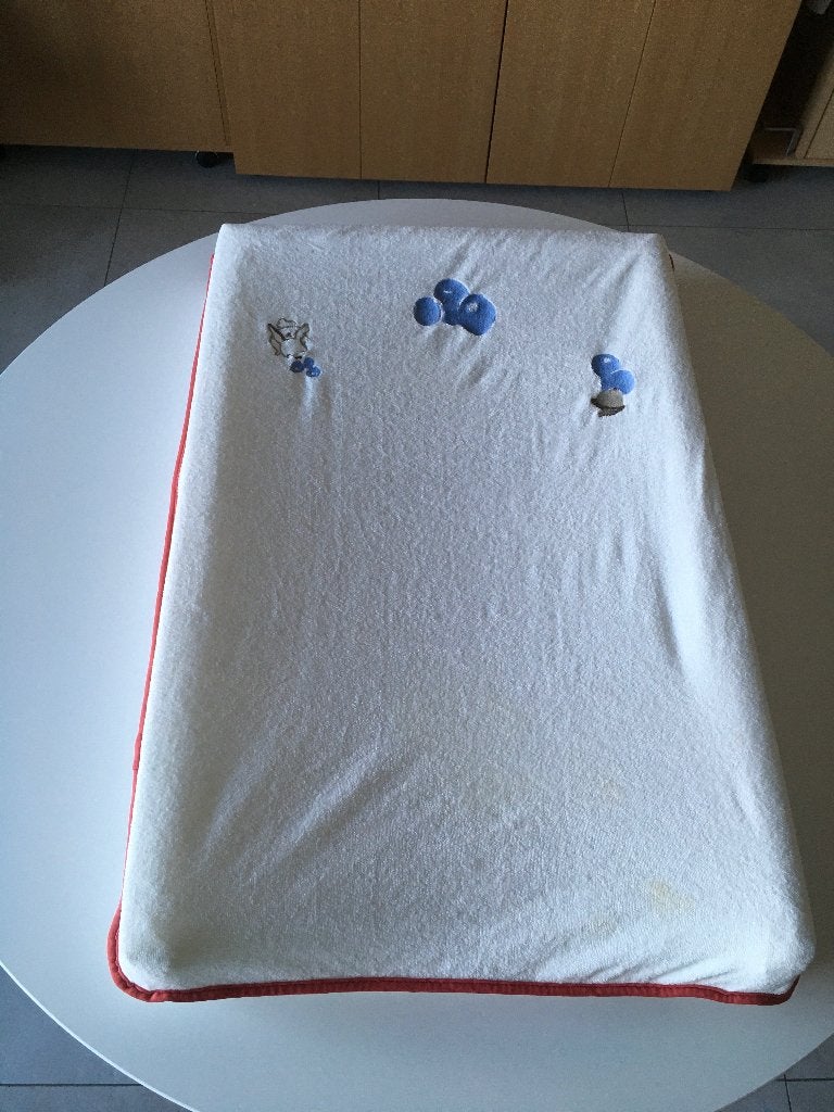 Aankleedkussen Vädra van Ikea in NIEUWSTAAT, hoge zijkanten, Kinderen en Baby's, Badjes en Verzorging, Ophalen, Nieuw, Aankleedkussen
