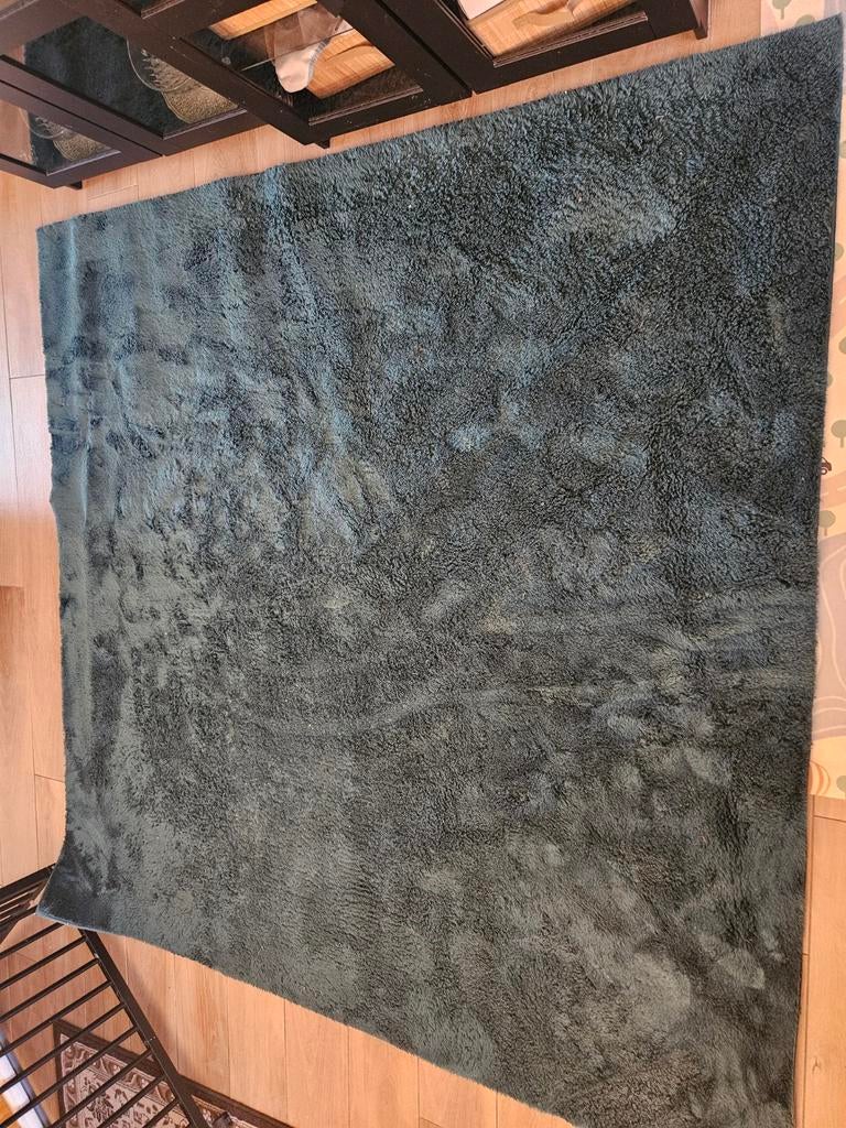Donker groen  ant-slip tapijt 2m x 2m, Enlèvement