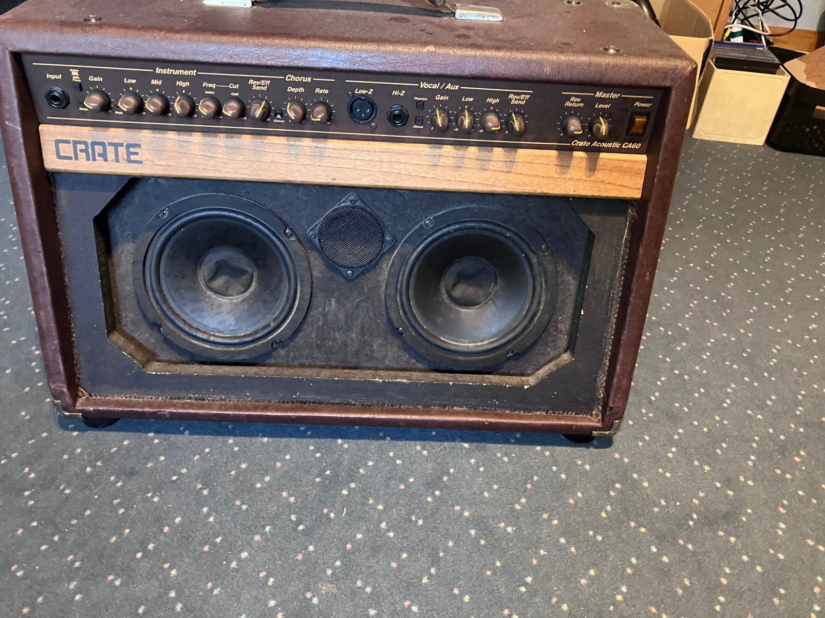 Crate gitaarversterker, Muziek en Instrumenten, Versterkers | Bas en Gitaar, Ophalen, Gebruikt, 50 tot 100 watt
