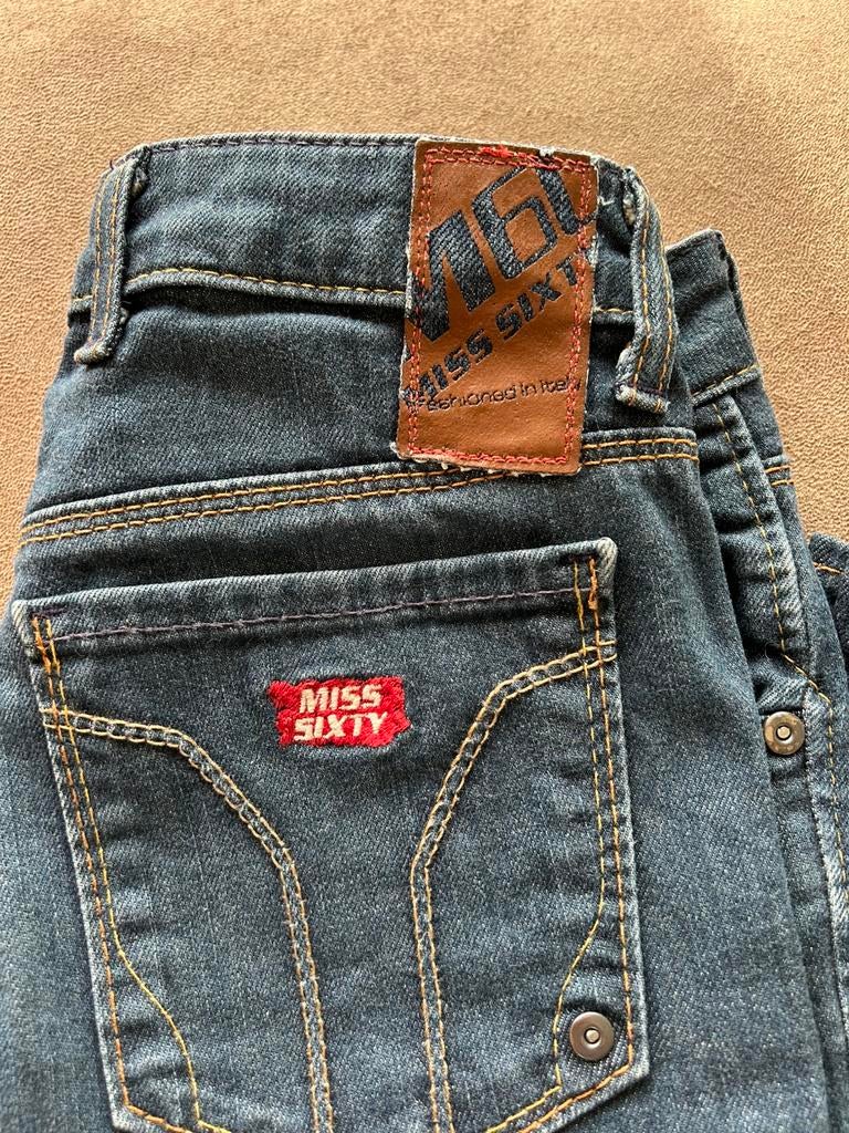 Miss Sixty -Eden- low rise skinny jeans, Ophalen of Verzenden, Gedragen, Blauw, Overige jeansmaten