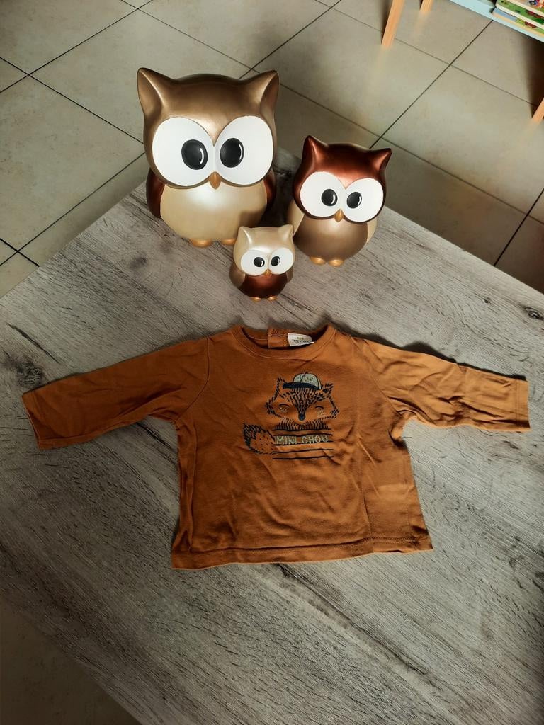Longsleeve / t-shirt lange mouwen tape à l'oeil maat 68, Ophalen of Verzenden
