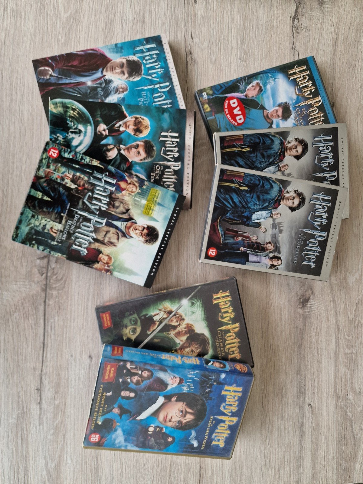 Harry Potter films op DVD en VHS., Hobby en Vrije tijd, Verzamelkaartspellen | Yu-gi-Oh!, Ophalen