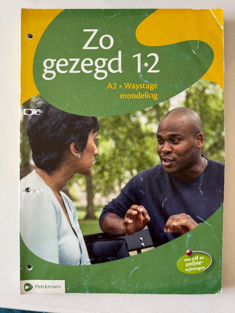 Zo Gezegd 1.2 Mondeling + Oefening Boek, Boeken, Ophalen