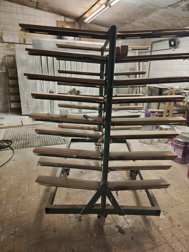 Chariot de séchage extensible pour peinture(2 pièces ), Enlèvement, Utilisé