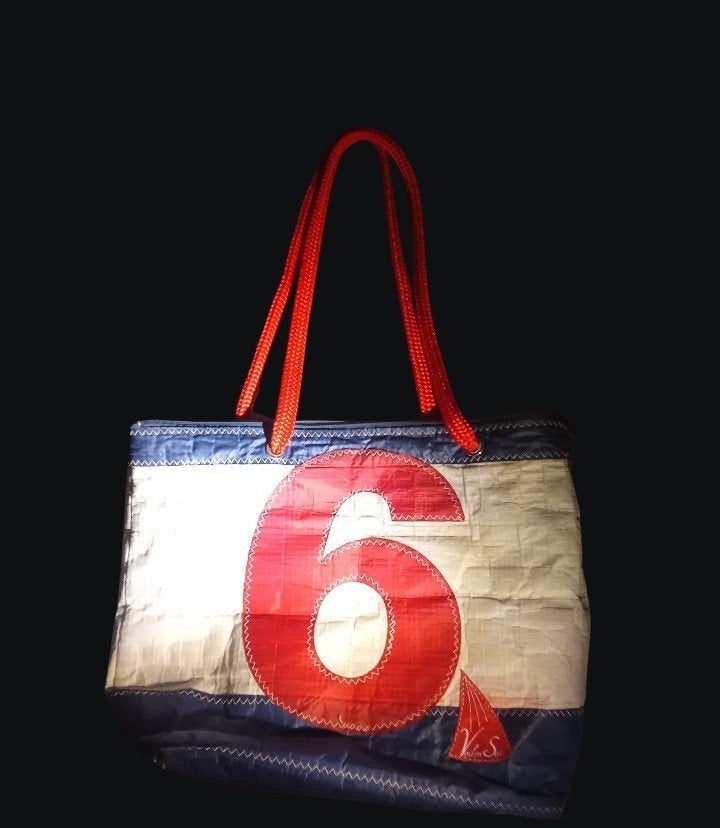 Sac cabas Voilen Sac, Envoi, Comme neuf, Bleu, Sac à bandoulière