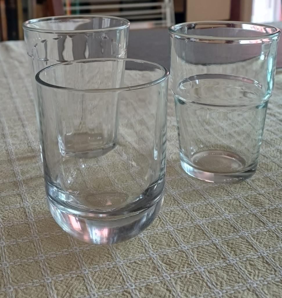 3 drinkglazen, Huis en Inrichting, Keuken | Servies, Ophalen, Glas, Glas of Glazen