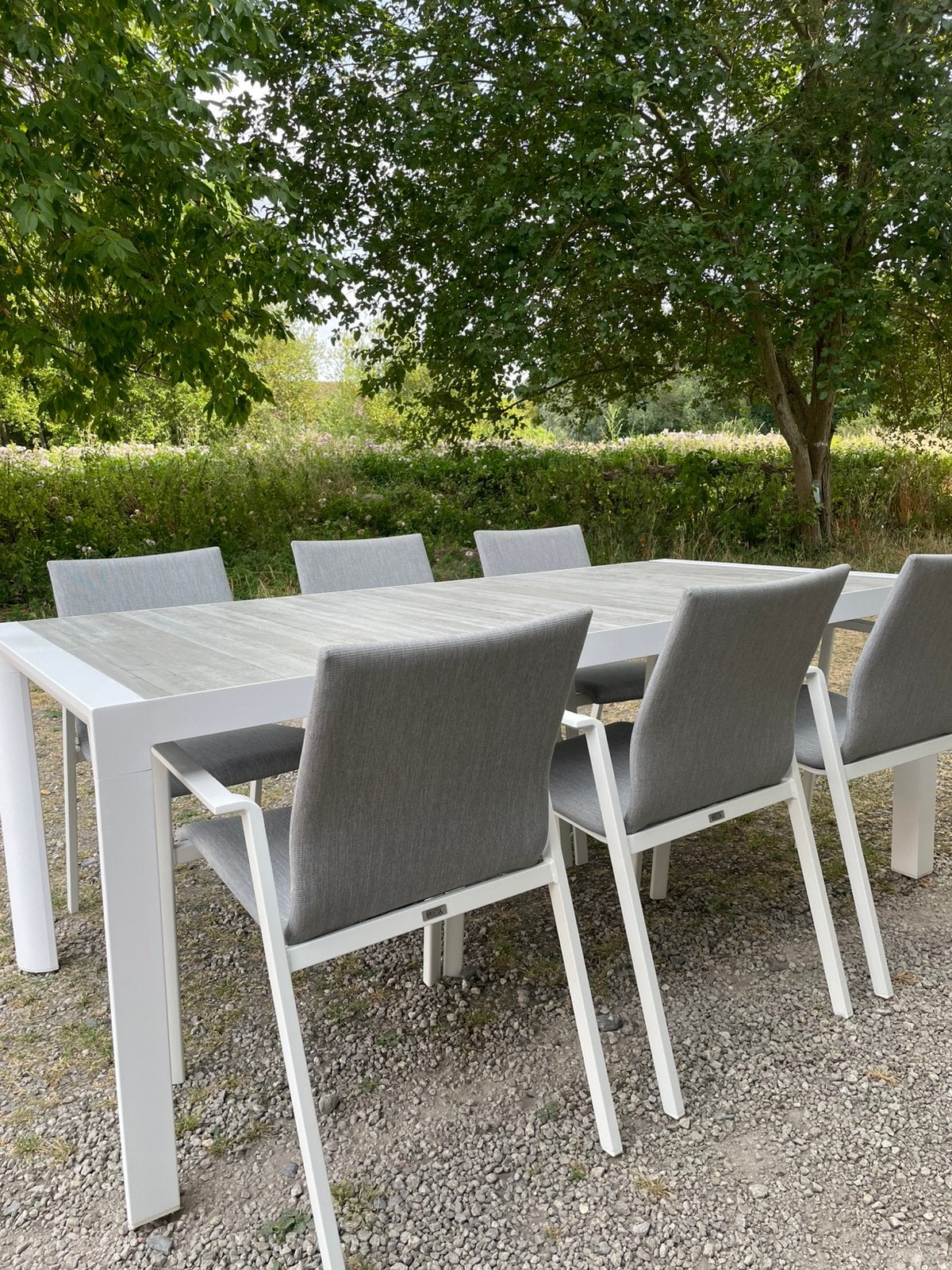 Nieuw! Complete Bristol tuinset volkeramisch in topstaat, Ophalen, Zo goed als nieuw