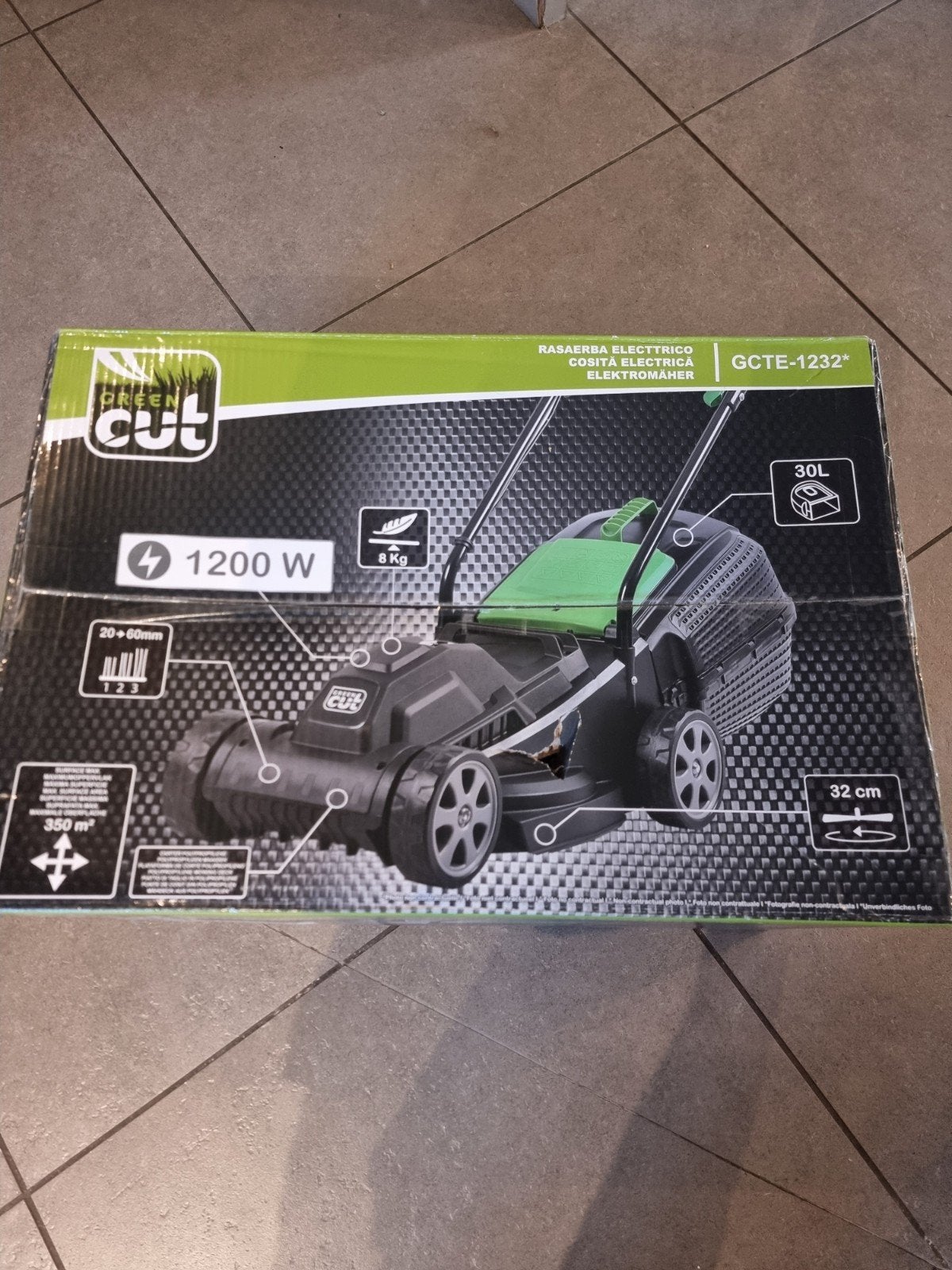 Grasmaaier, Ophalen, Nieuw, Elektrische grasmaaier, Green cut