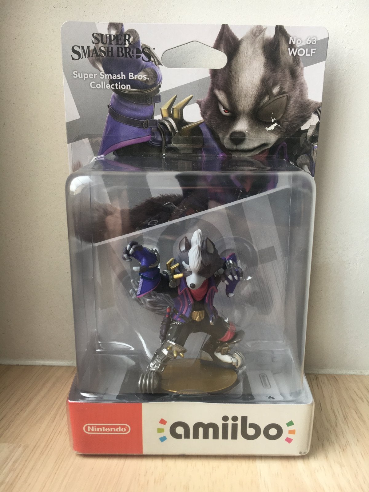 Amiibo Wolf N.63 (Super Smash Bros), Ophalen of Verzenden, Nieuw