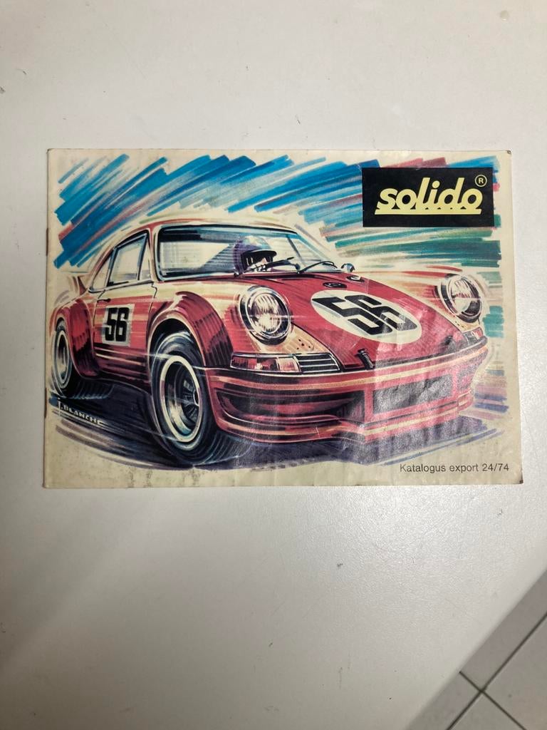 Catalogue SOLIDO 1974, Hobby en Vrije tijd, Modelbouw | Auto's en Voertuigen, Ophalen of Verzenden, Zo goed als nieuw