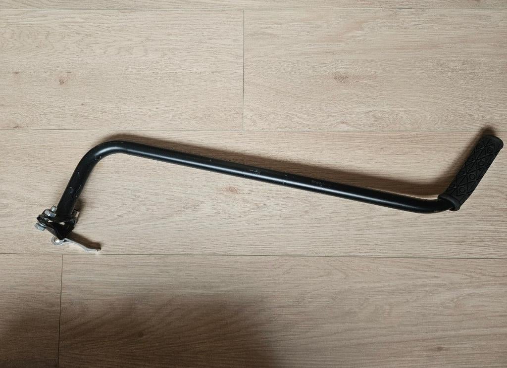 Duwstang voor kinderfiets, Ophalen