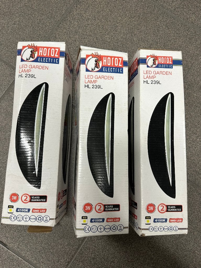 3W LED-wandlamp met 4100K zwarte kap, Ophalen, LED, Zwart, Nieuw