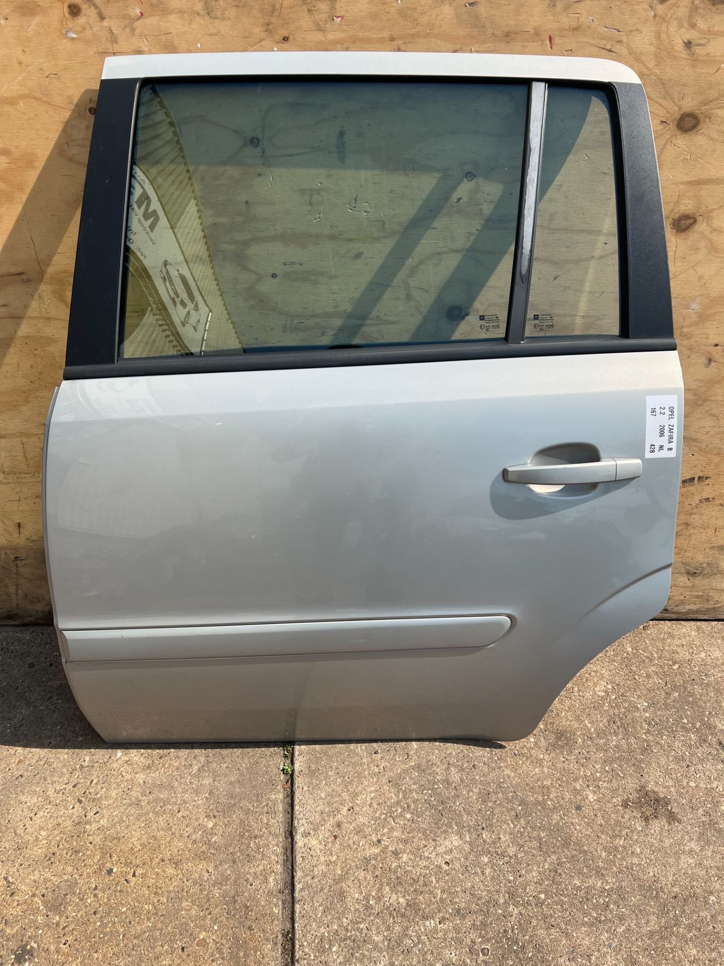 OPEL ZAFIRA B beige 167 Links achter deur portier 2005-2012, Arrière, Opel Automobile GmbH, Porte, Opel