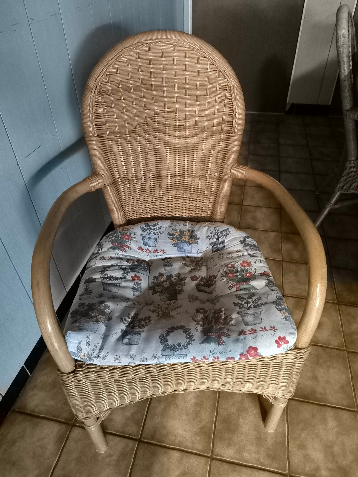 Rieten eetstoelen, Huis en Inrichting, Ophalen