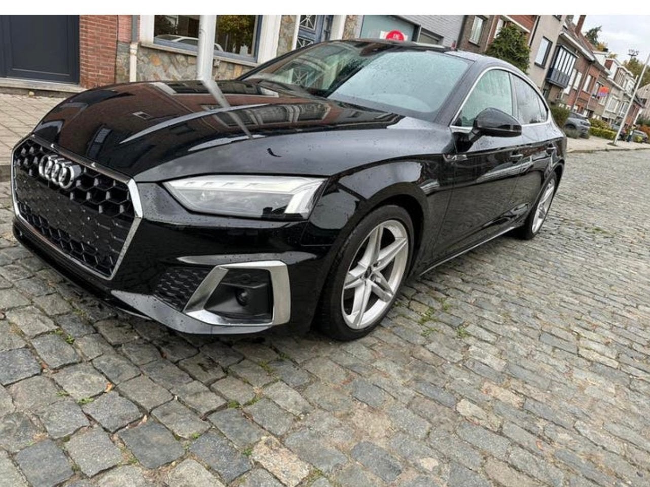 Audi A5 S line - 2022 - Benzine/Hybride - 42.000 km, Auto's, Zwart, Bedrijf, A5, Te koop