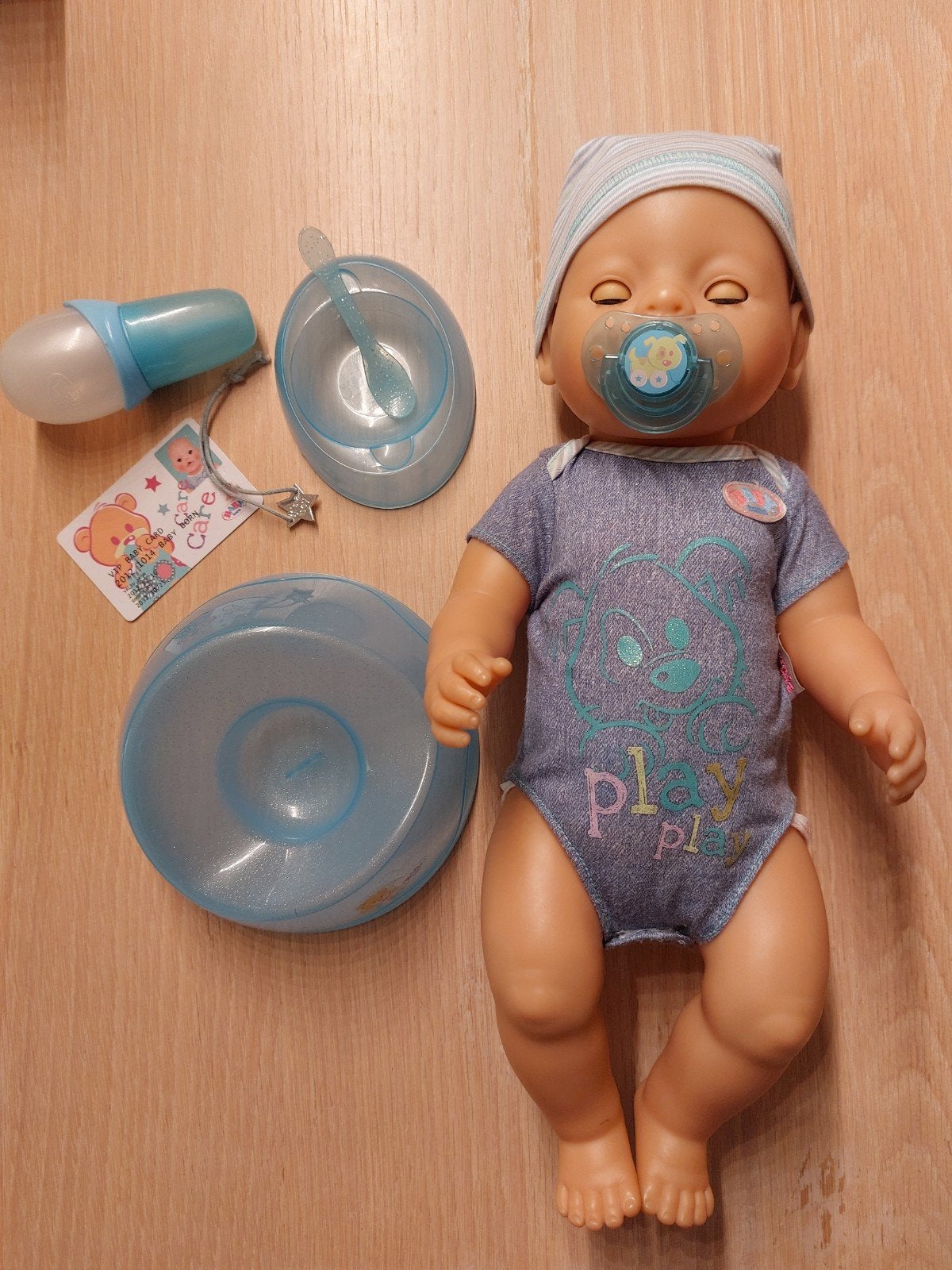Baby Born jongen met accessoires, Kinderen en Baby's, Ophalen, Zo goed als nieuw, Babypop